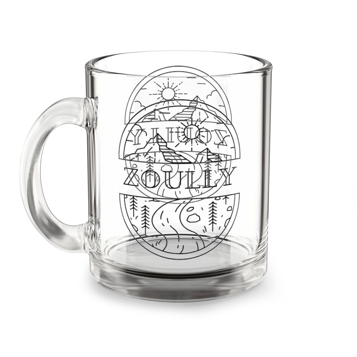 Mug en Verre Transparent – Élégance et Simplicité