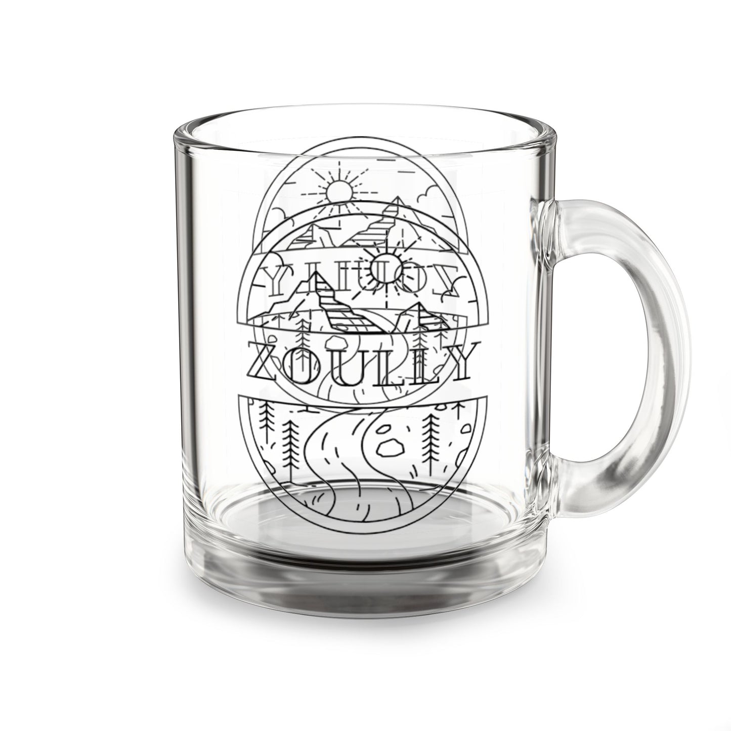 Mug en Verre Transparent – Élégance et Simplicité